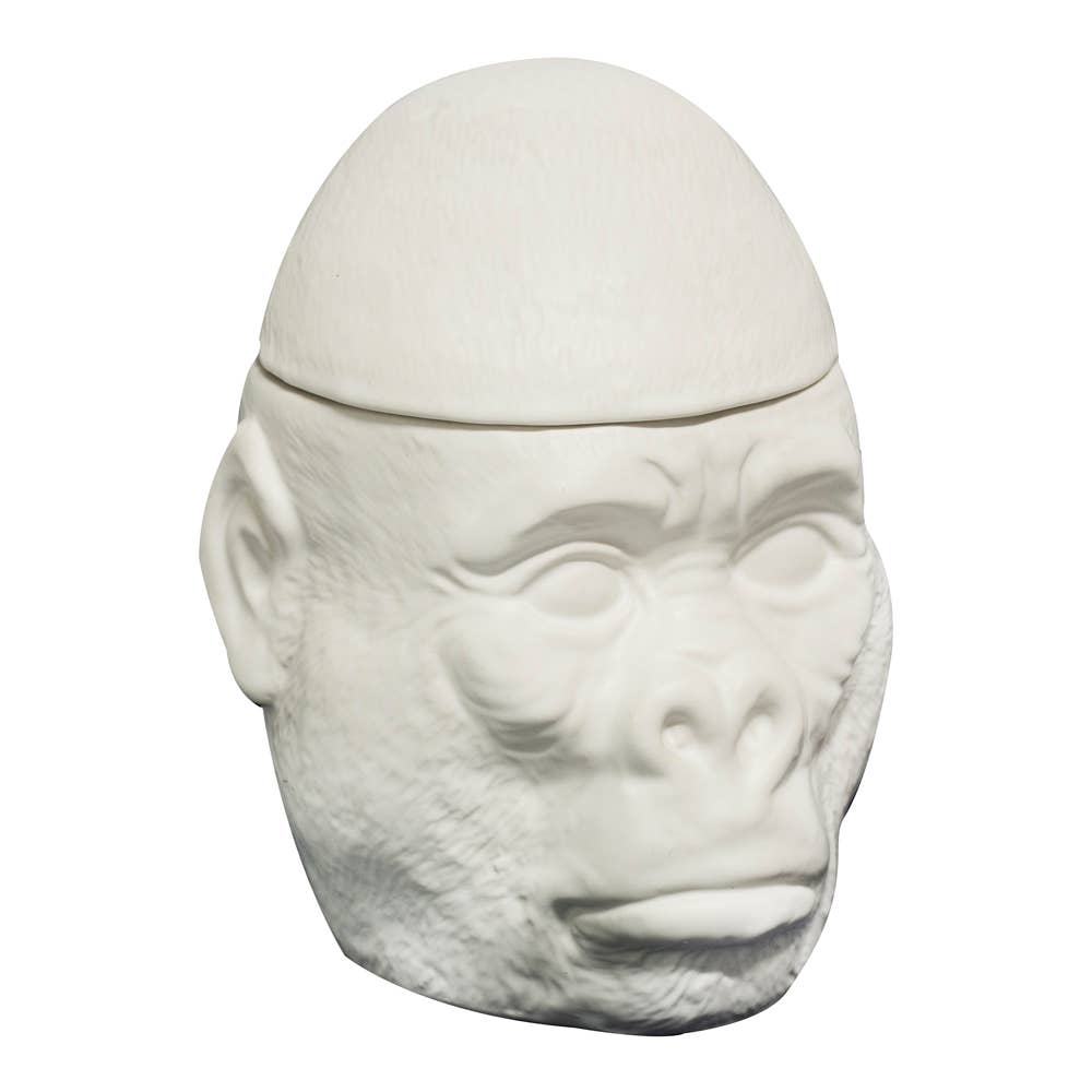 Scentchips Duftlampe Gorilla Weiß matt 15,5x12 cm