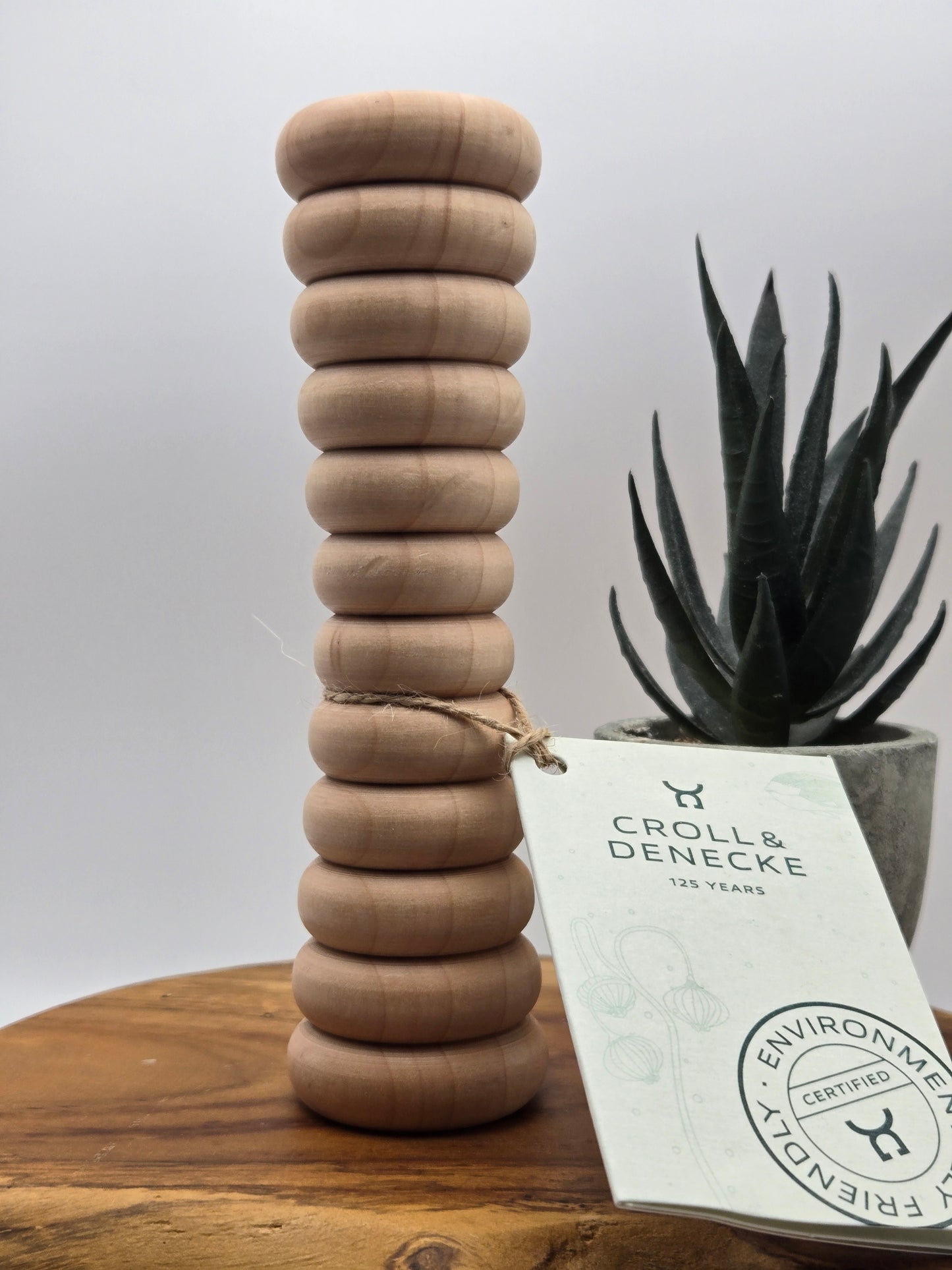 Croll & Denecke Hand-Massageroller aus Lotusholz