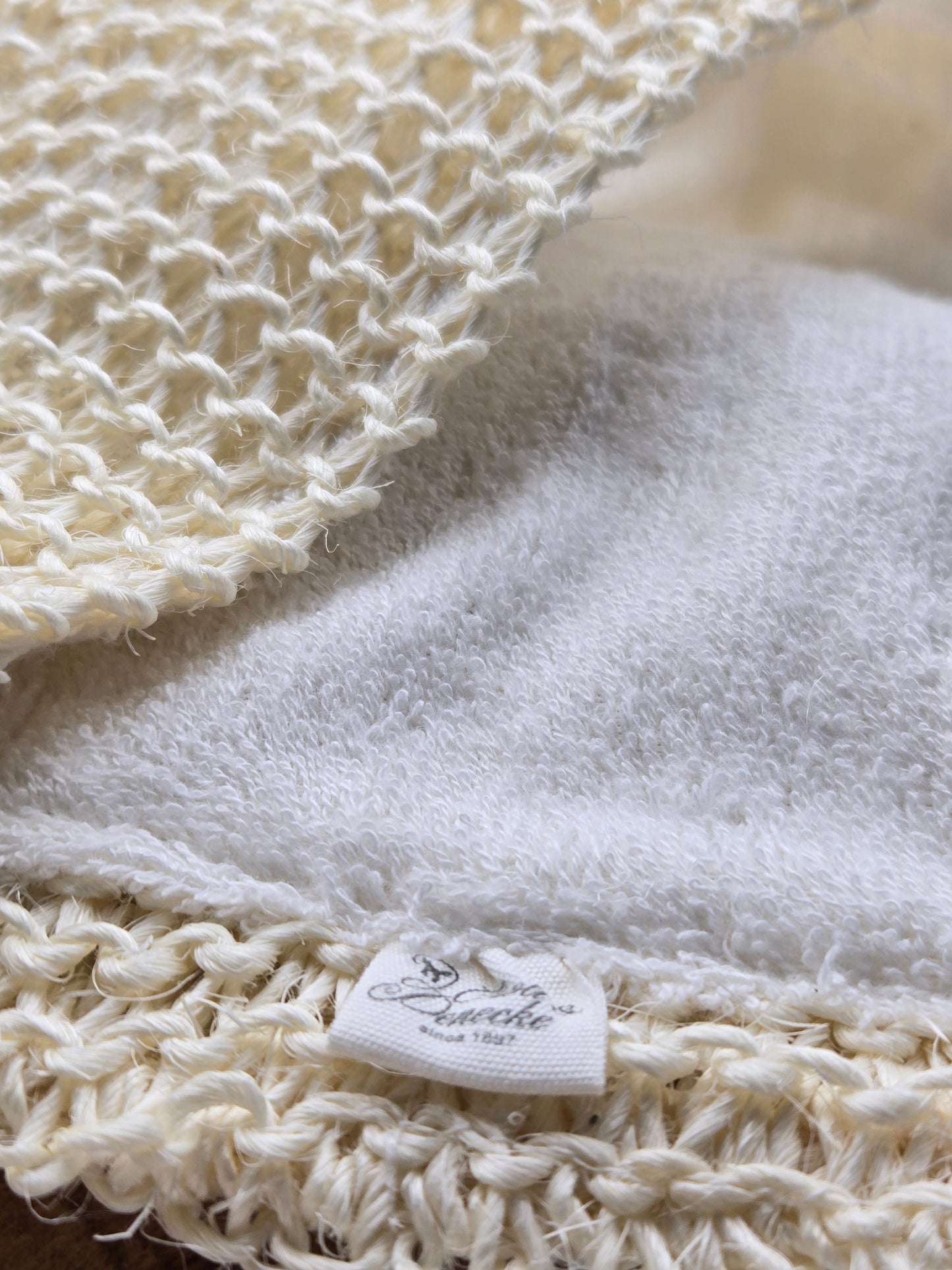 Croll & Denecke Massage Körpergurt Frottee aus Sisal und Baumwolle