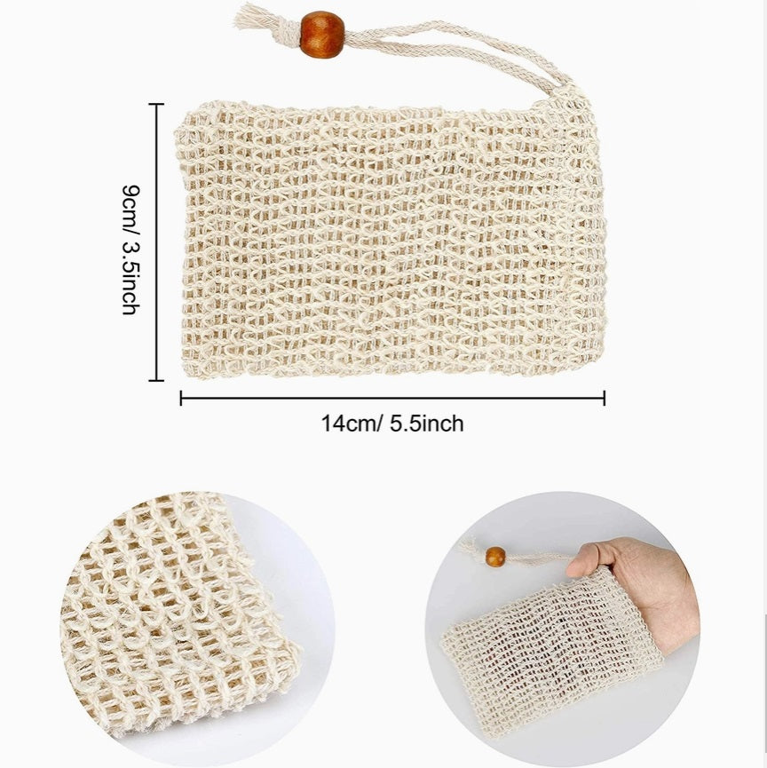 Syriana Seifenbeutel Peeling 100% Sisal biologisch abbaubar