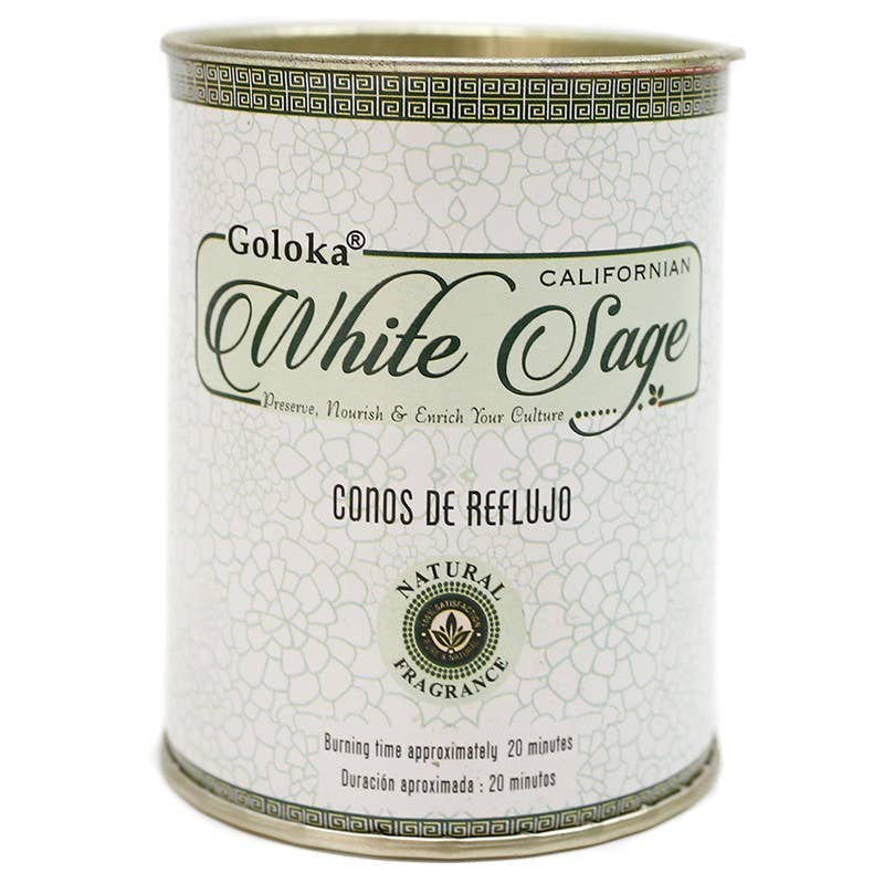 Goloka Räucherkegel White Sage / Weißer Salbei