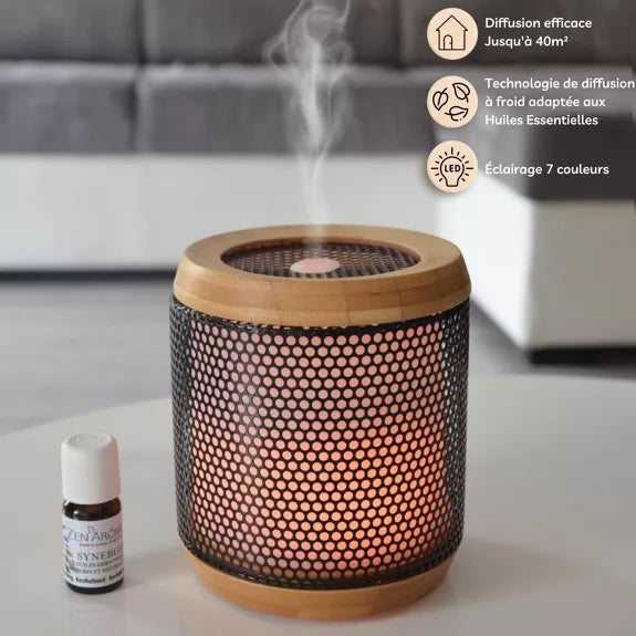 Zen Arôme Ultraschall Diffuser Elipsia Bambusholz