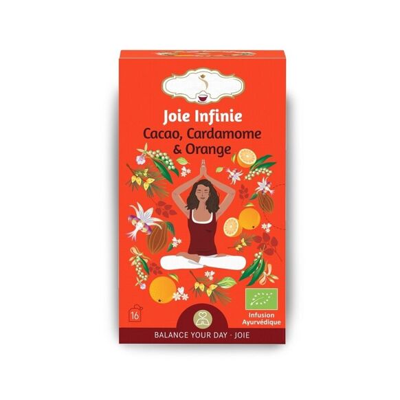 Bio-Kräutertee Joie Infinie / Love for Life / Kakao, Kardamom und Orange