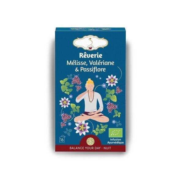Bio-Kräutertee Rêverie / Dreamland / Melisse, Baldrian und Passionsblume