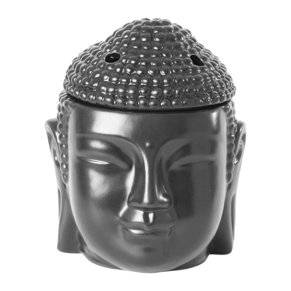 Scentchips Duftlampe Buddha Schwarz 12x14 cm