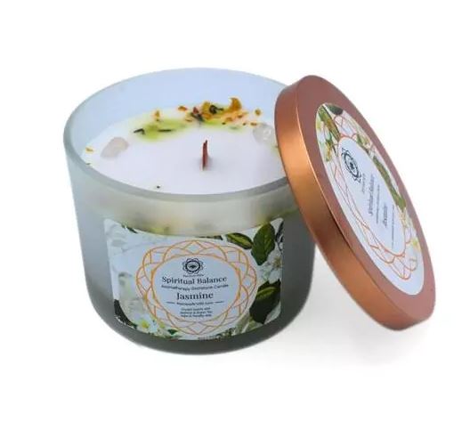 Green Tree Kerze / Spiritual Balance / Jasmin 256g