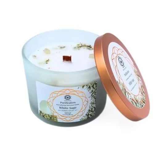 Green Tree Kerze / Purification / Weißer Salbei 256g