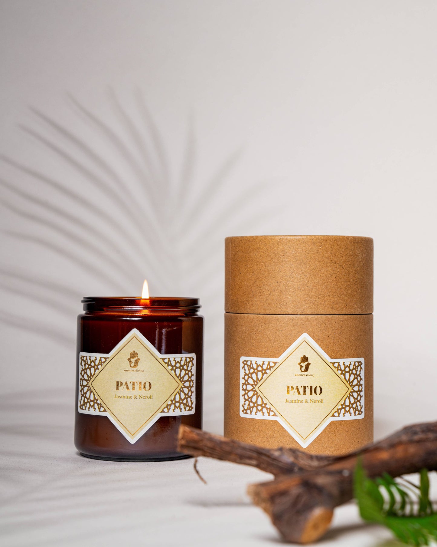 Oneness Living Duftkerze / Patio / Jasmin und Neroli Ylang-Ylang