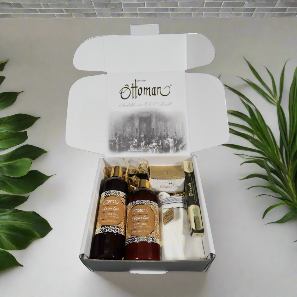 Ottoman Geschenkbox Hamam-Set: Marrakech Oud
