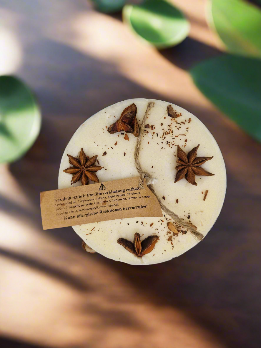 Beauty Scents Duftkerze XL aus Sojawachs / Sandelholz 585 g