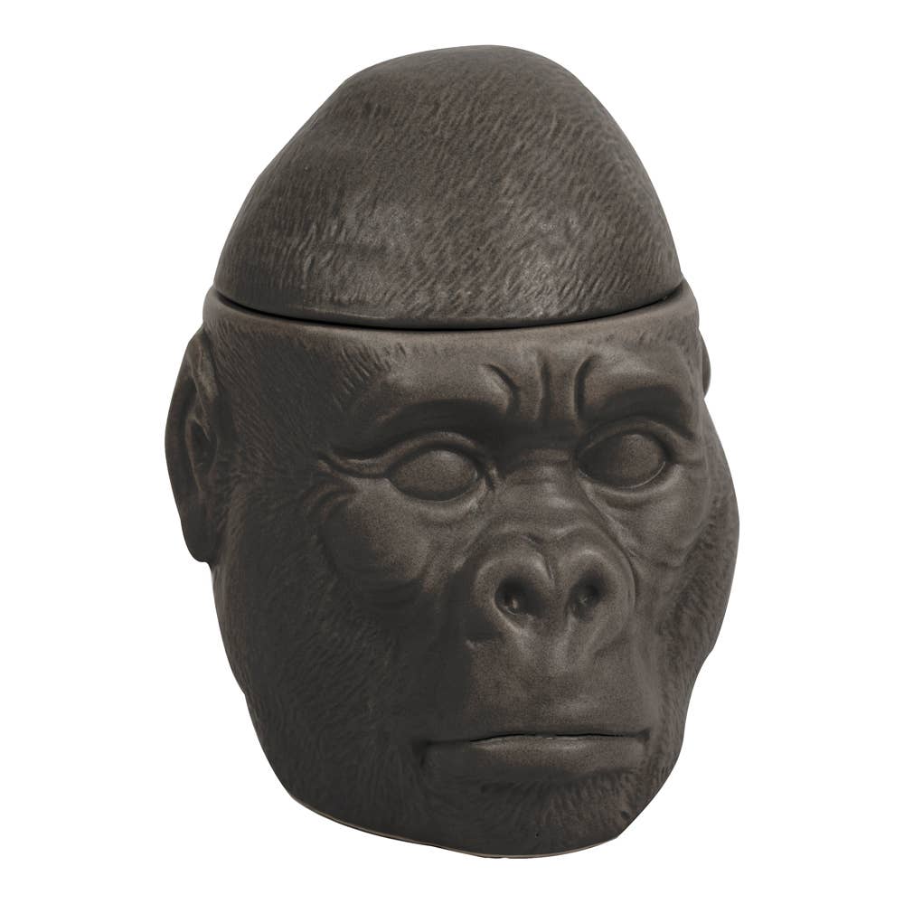 Scentchips Duftlampe Gorilla Affe Schwarz matt 15,5x12 cm