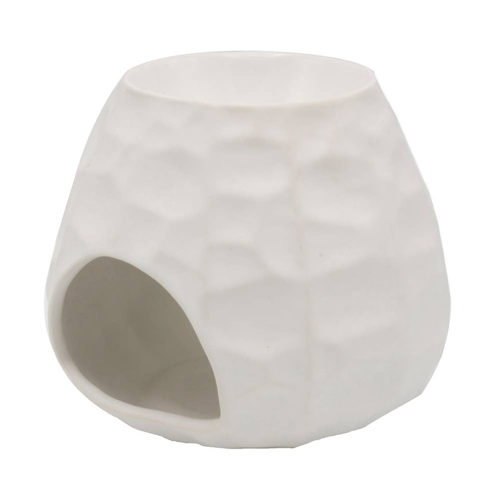 Scentchips Duftlampe Gemeißelt Weiß 11x11x11 cm