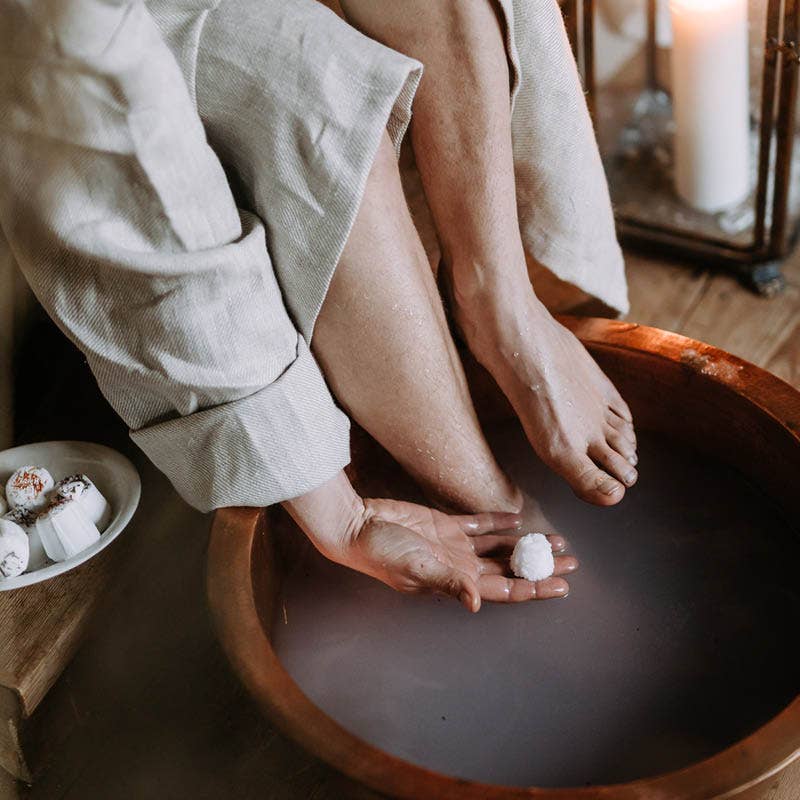 Kaurilan Badebomben Sauna Fußbad Pfefferminz