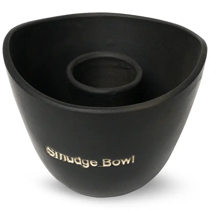 Räucherschale Smudge Bowl groß schwarz