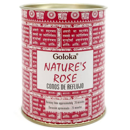 Goloka Räucherkegel Nature's Rose