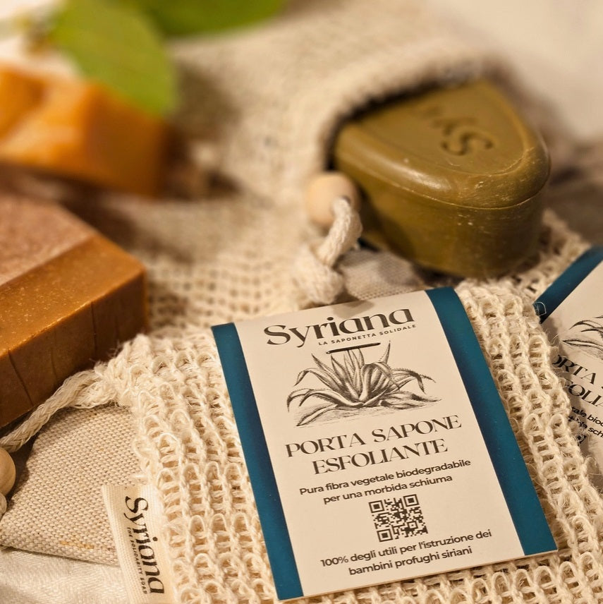 Syriana Seifenbeutel Peeling 100% Sisal biologisch abbaubar