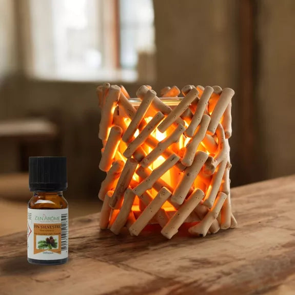 Zen Arôme Duftlampe Calorya Nr. 7 aus Treibholz elektrisch