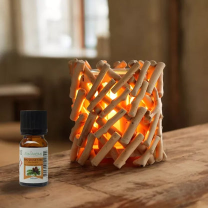 Zen Arôme Duftlampe Calorya Nr. 7 aus Treibholz elektrisch