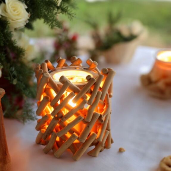 Zen Arôme Duftlampe Calorya Nr. 7 aus Treibholz elektrisch