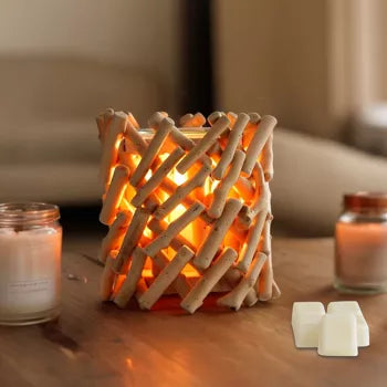 Zen Arôme Duftlampe Calorya Nr. 7 aus Treibholz elektrisch