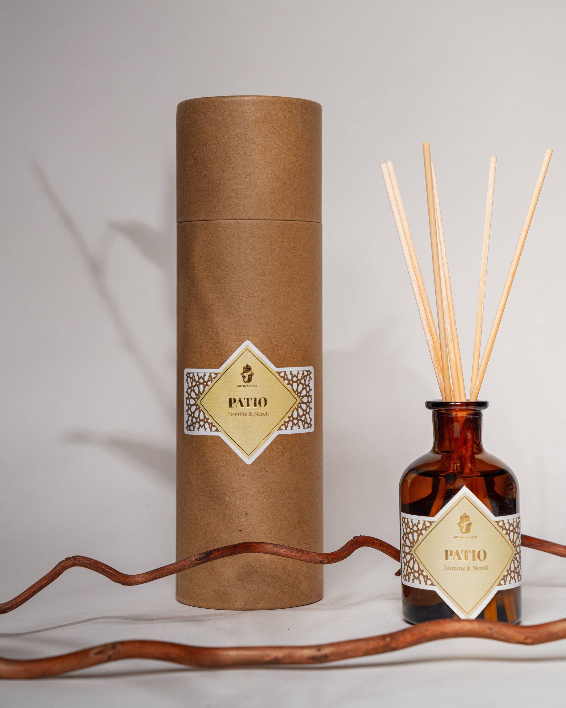 Oneness Living Lufterfrischer mit Duftstäbchen / Patio / Jasmin und Neroli