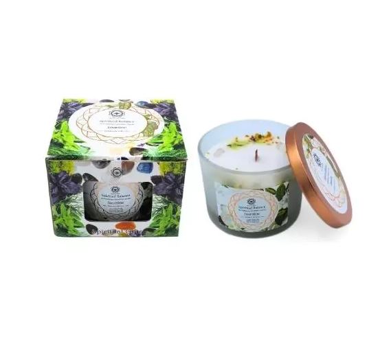 Green Tree Kerze / Spiritual Balance / Jasmin 256g