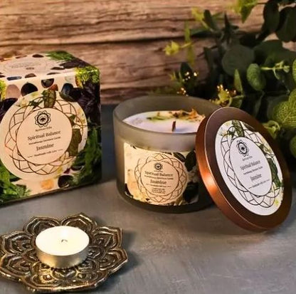 Green Tree Kerze / Spiritual Balance / Jasmin 256g