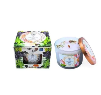 Green Tree Kerze / Love / Rose 256g