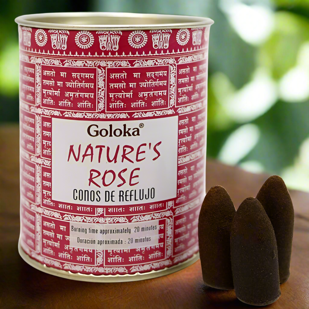 Goloka Räucherkegel Nature's Rose