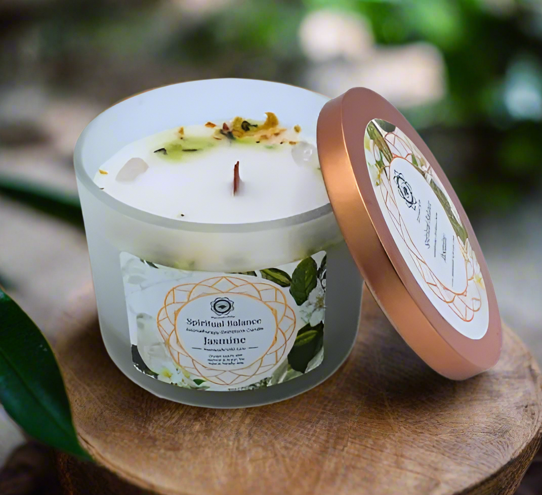 Green Tree Kerze / Spiritual Balance / Jasmine 256g