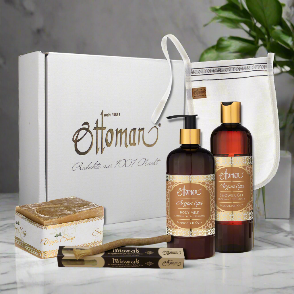 Ottoman Geschenkbox Hamam-Set: Marrakech Oud