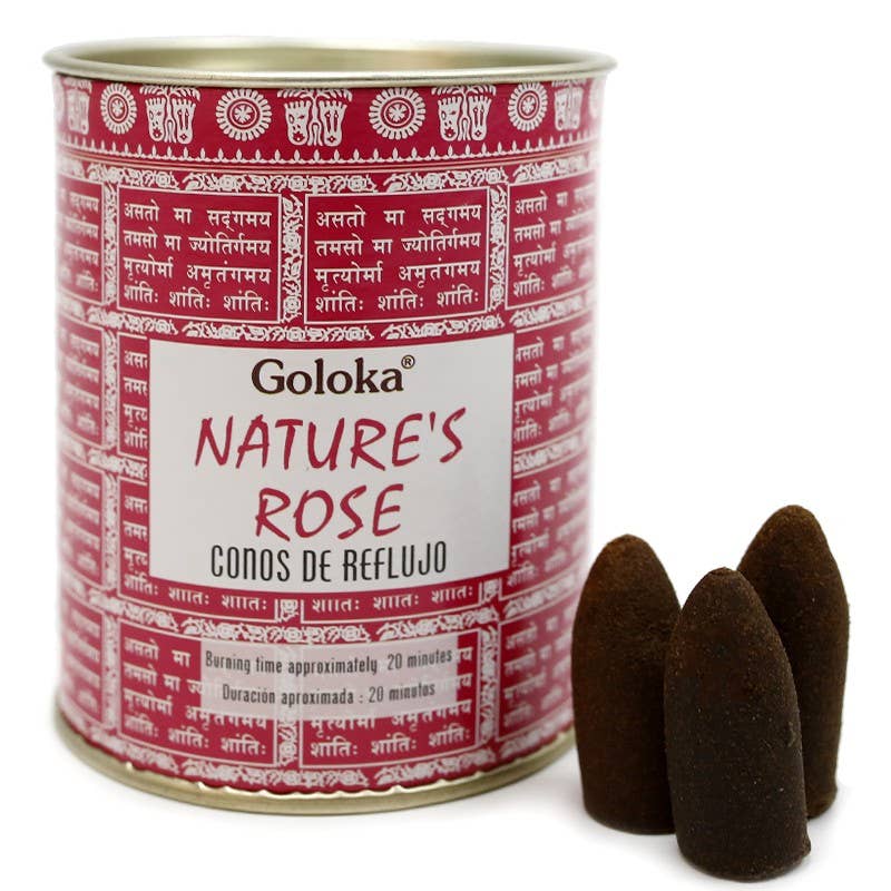 Goloka Räucherkegel Nature's Rose